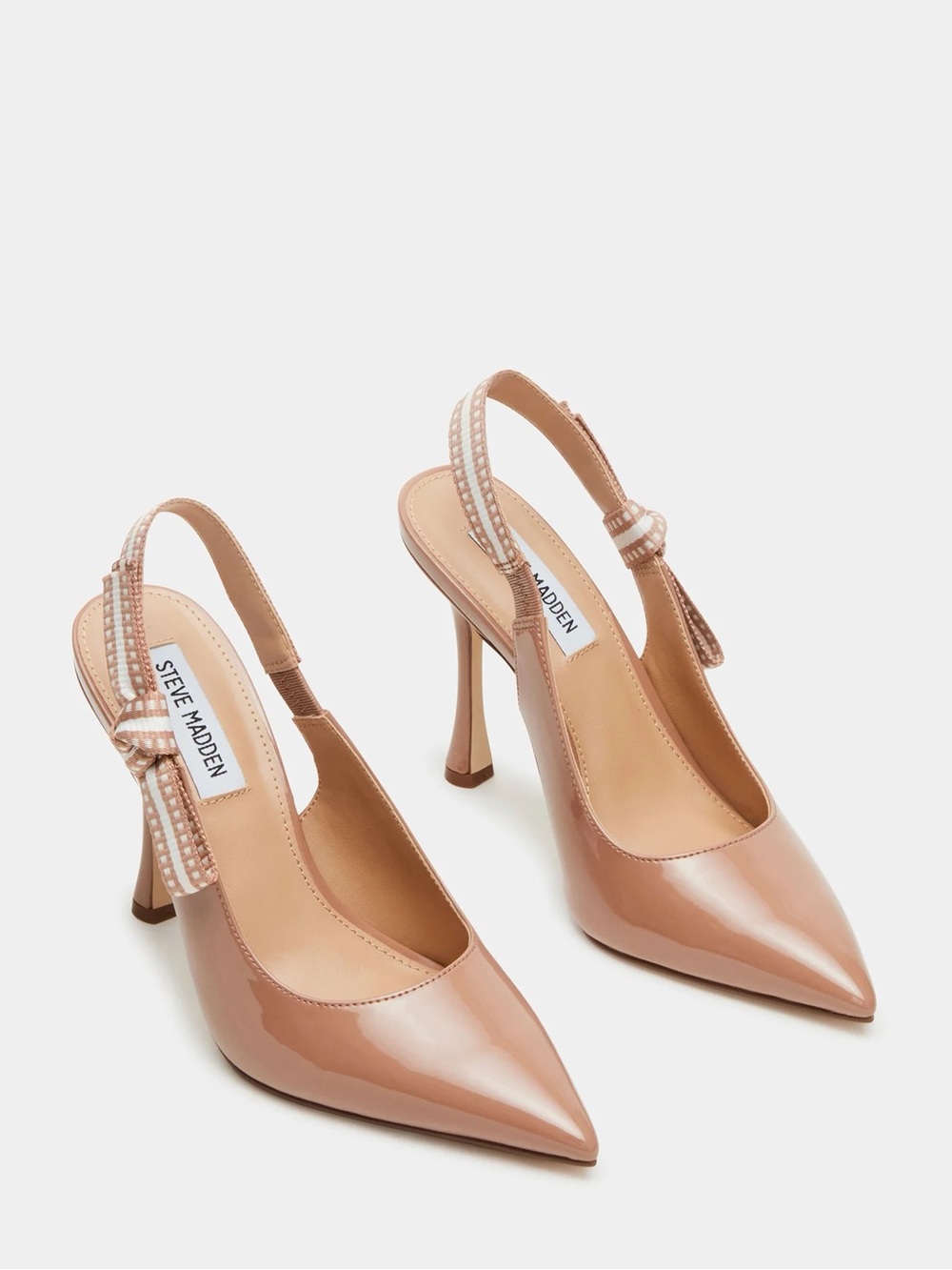 Steve Madden Women's Bri Pump, Blush Patent, size 8.5
